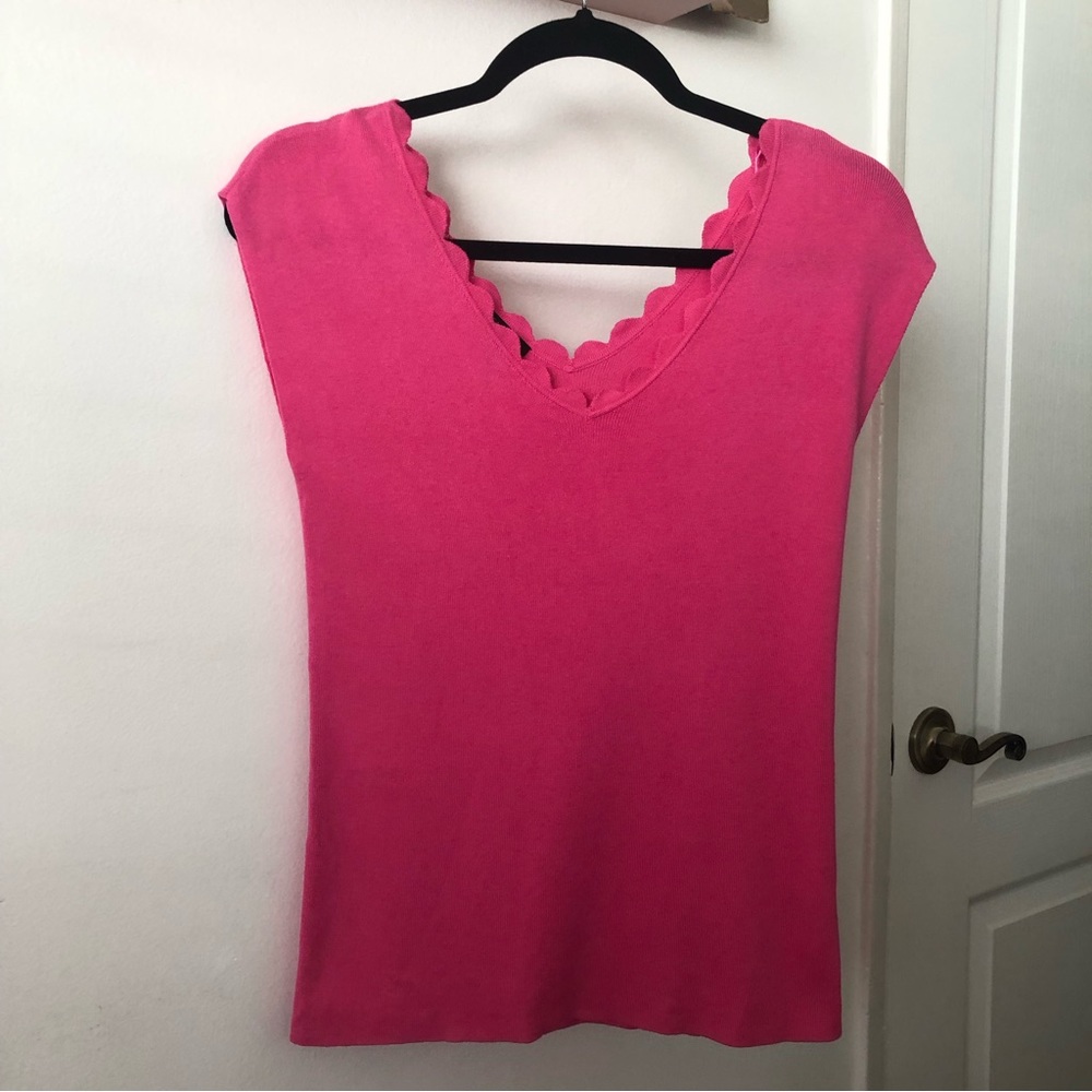 Talbots Pink Tank Top Blouse